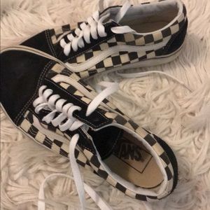 Checkered vans